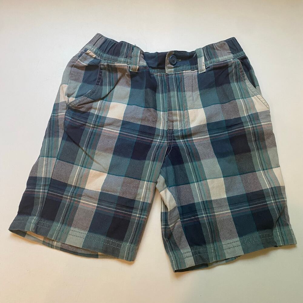 Tea Collection Blue Plaid Shorts